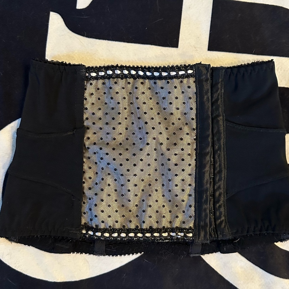 What Katie Did powermesh vintage waspie waist cinches